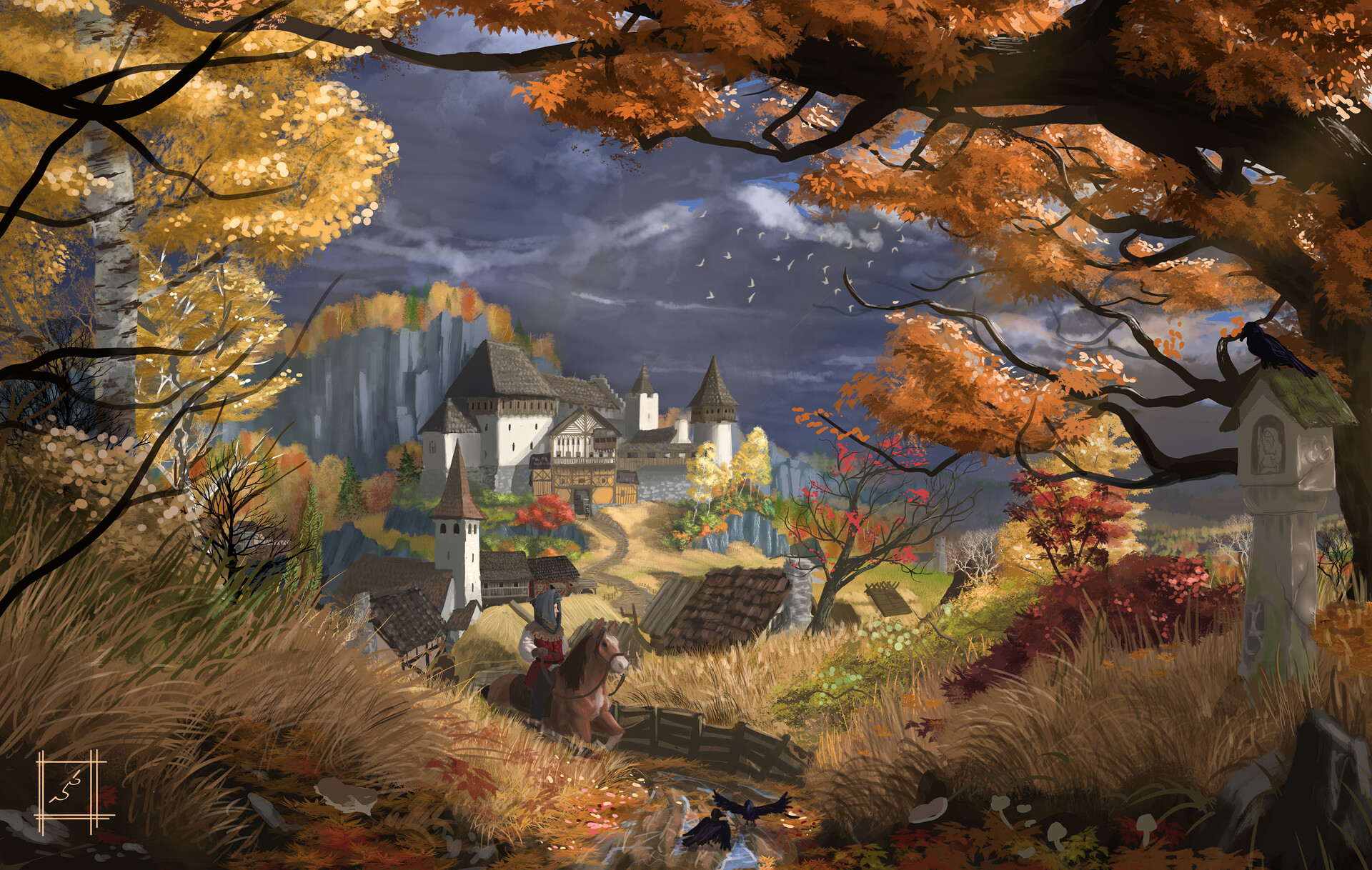 Bohemian Medieval Landscape