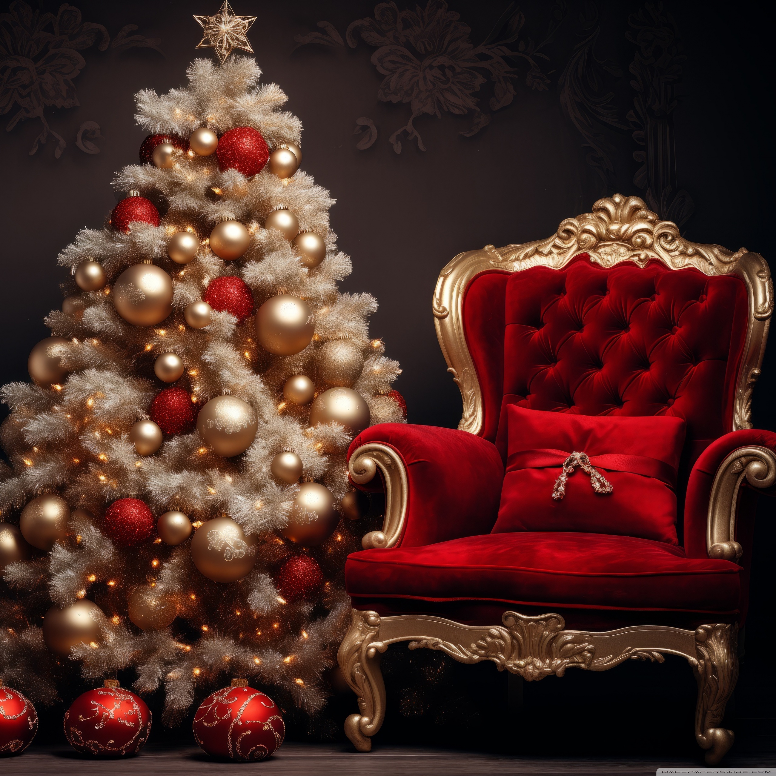 Cozy Warm Christmas Aesthetic Ultra HD Desktop Background Wallpaper for 4K UHD TV, Widescreen & UltraWide Desktop & Laptop, Tablet