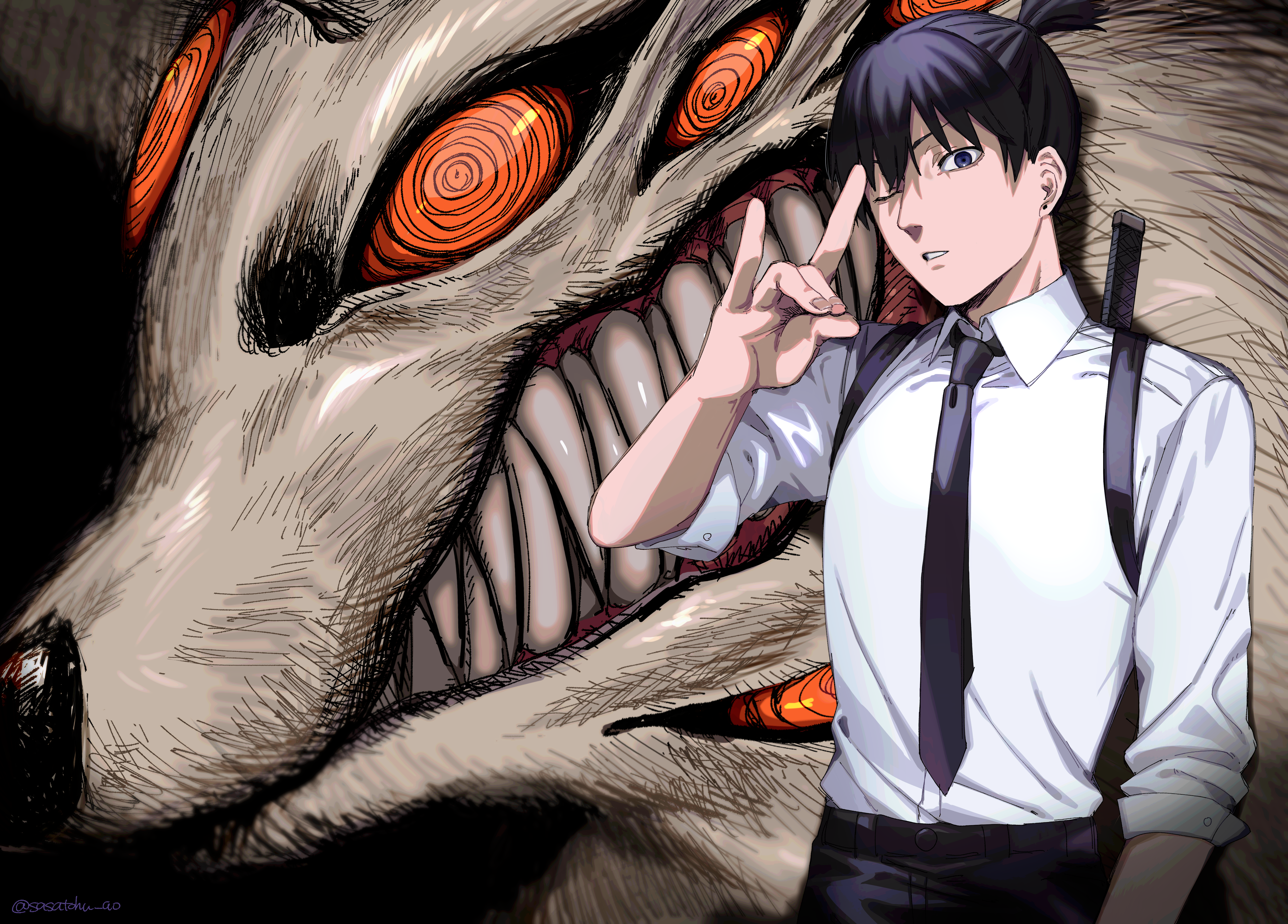 Fox Devil (Chainsaw Man) HD Wallpaper and Background