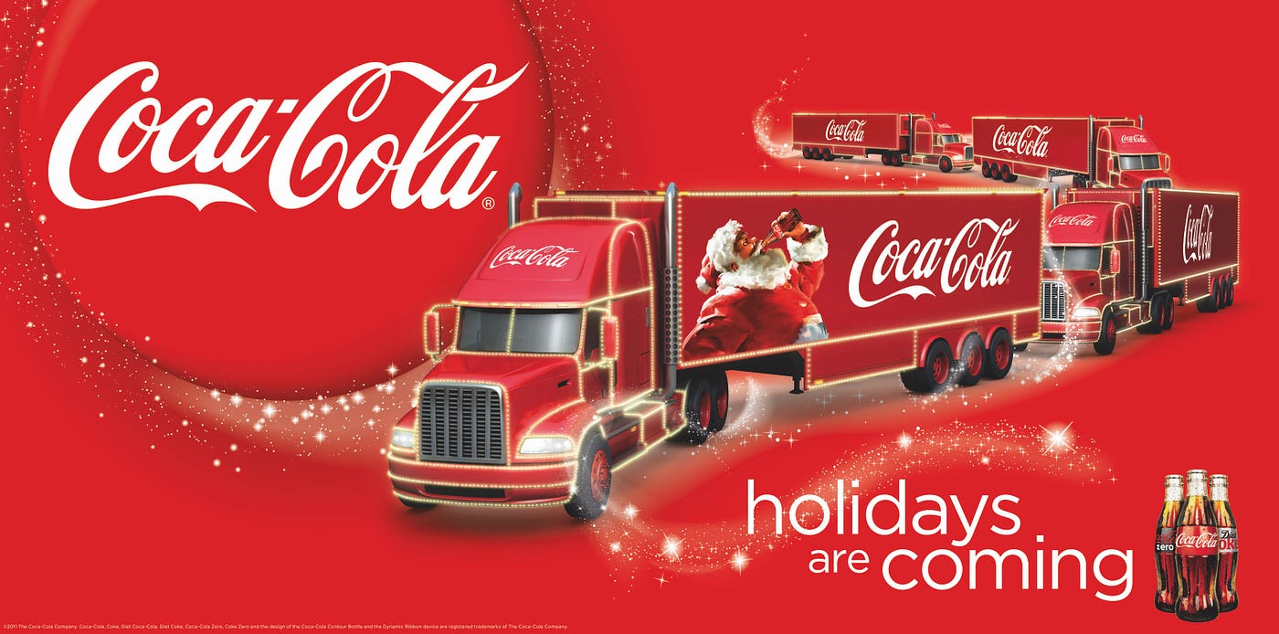 Holidays are coming: The Coca Cola Christmas branding story.