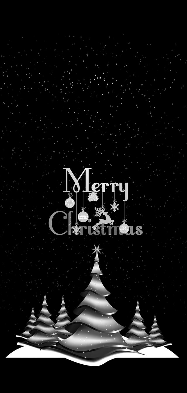 Wallpaper Merry Christmas! free dark and minimal wallpaper for You!