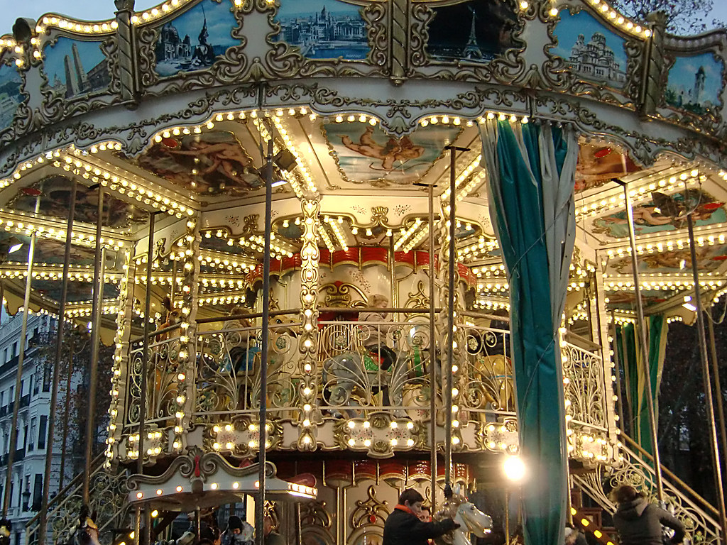 Christmas Carousel, Madrid. Not sure of the exact