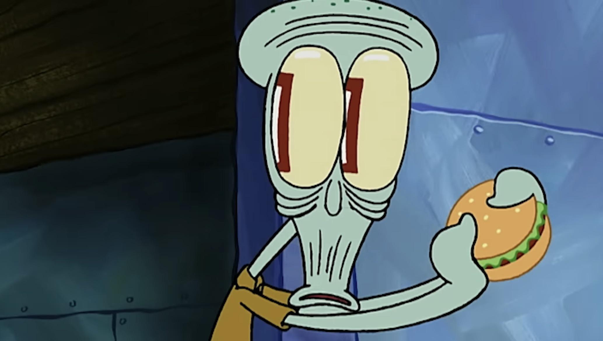 Give me some funny Squidward image