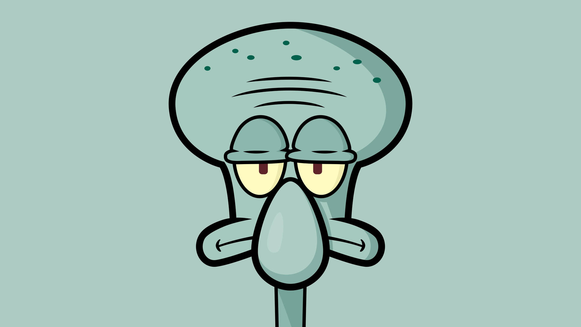 Sad Squidward Wallpaper