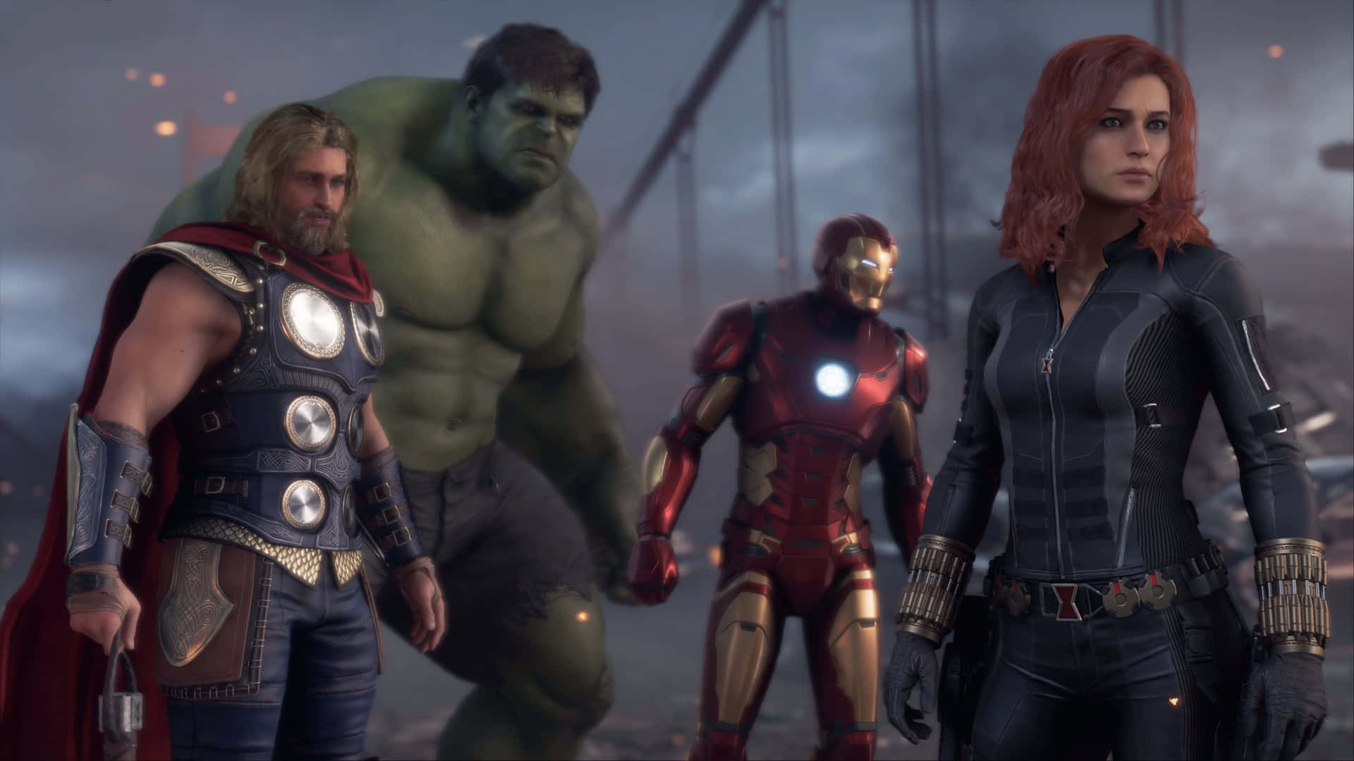 Download Marvel Avengers Game Single Person Gameplay Wallpaper