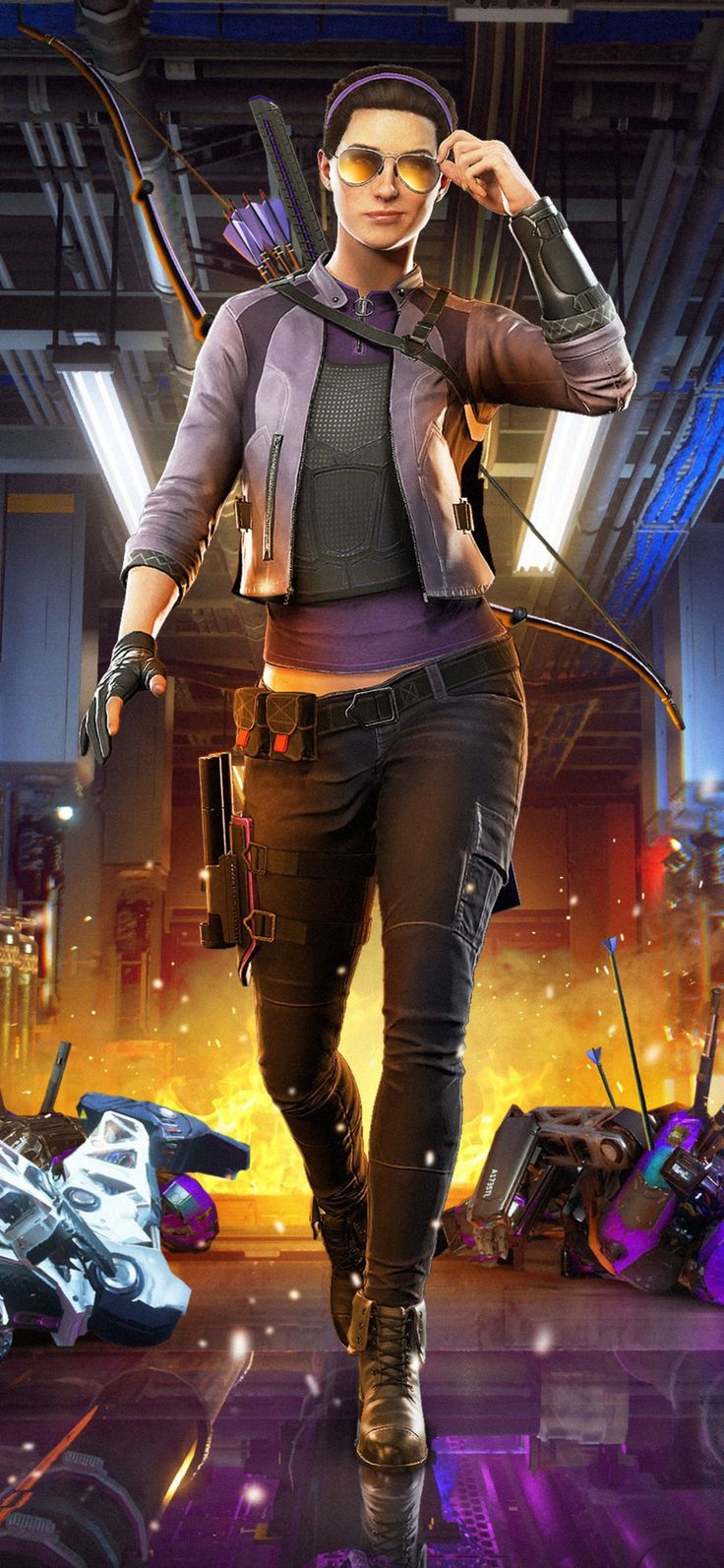 Kate Bishop Marvels Avengers Game Wallpaper. hdqwalls.com. Marvel avengers games, Kate bishop, Avengers games