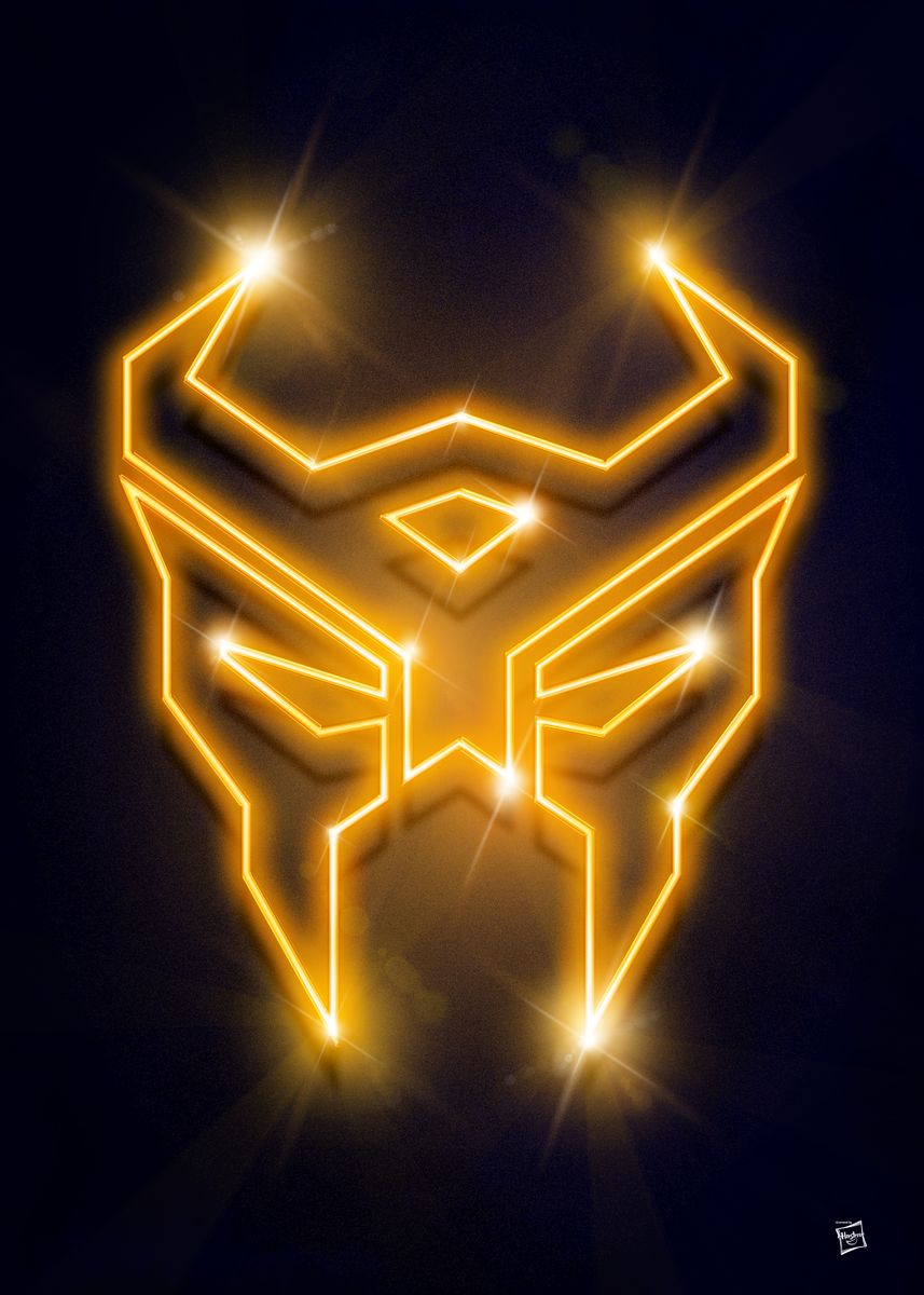 Terrorcon Neon' Poster, picture, metal print, paint