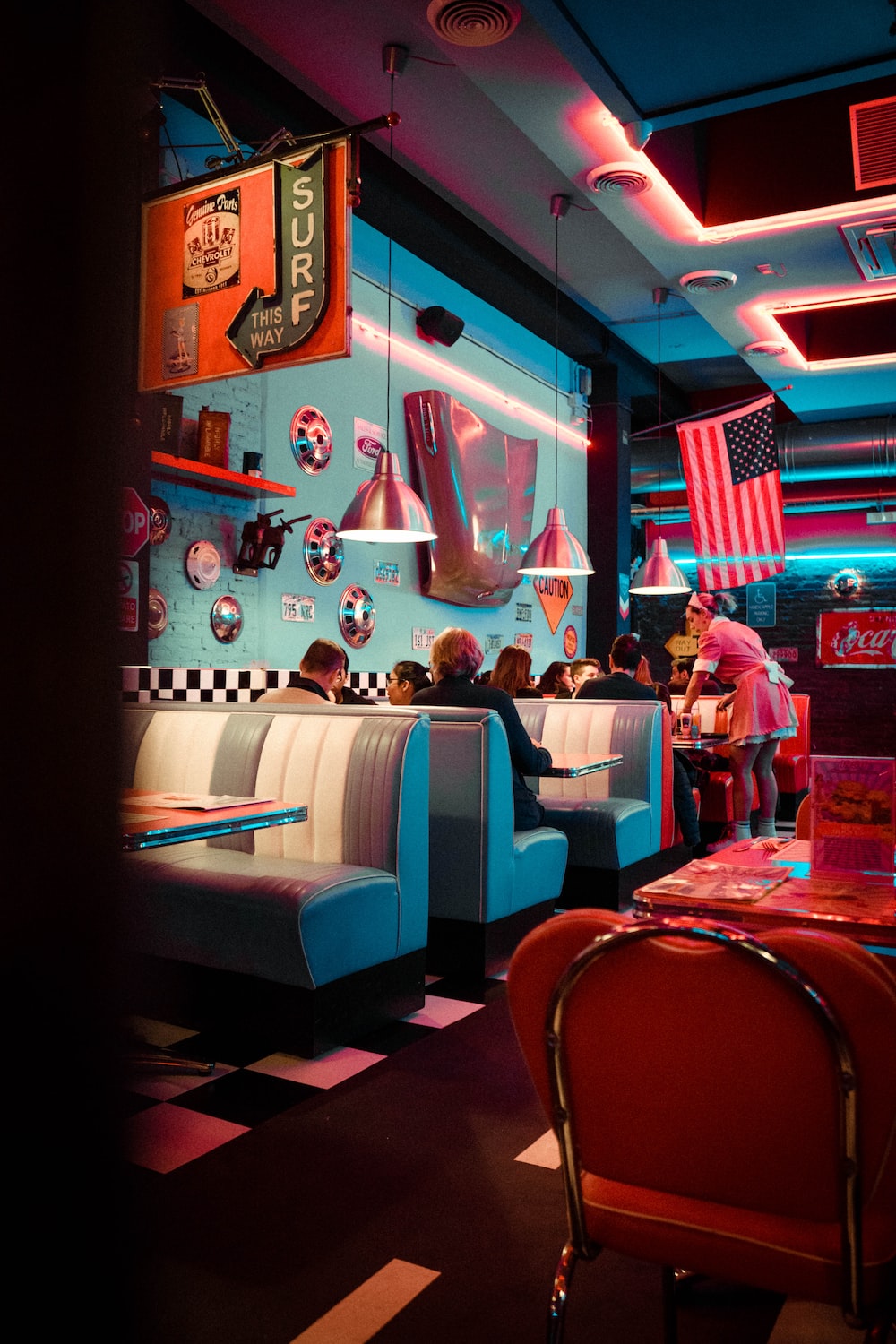 Retro Diner Picture. Download Free Image