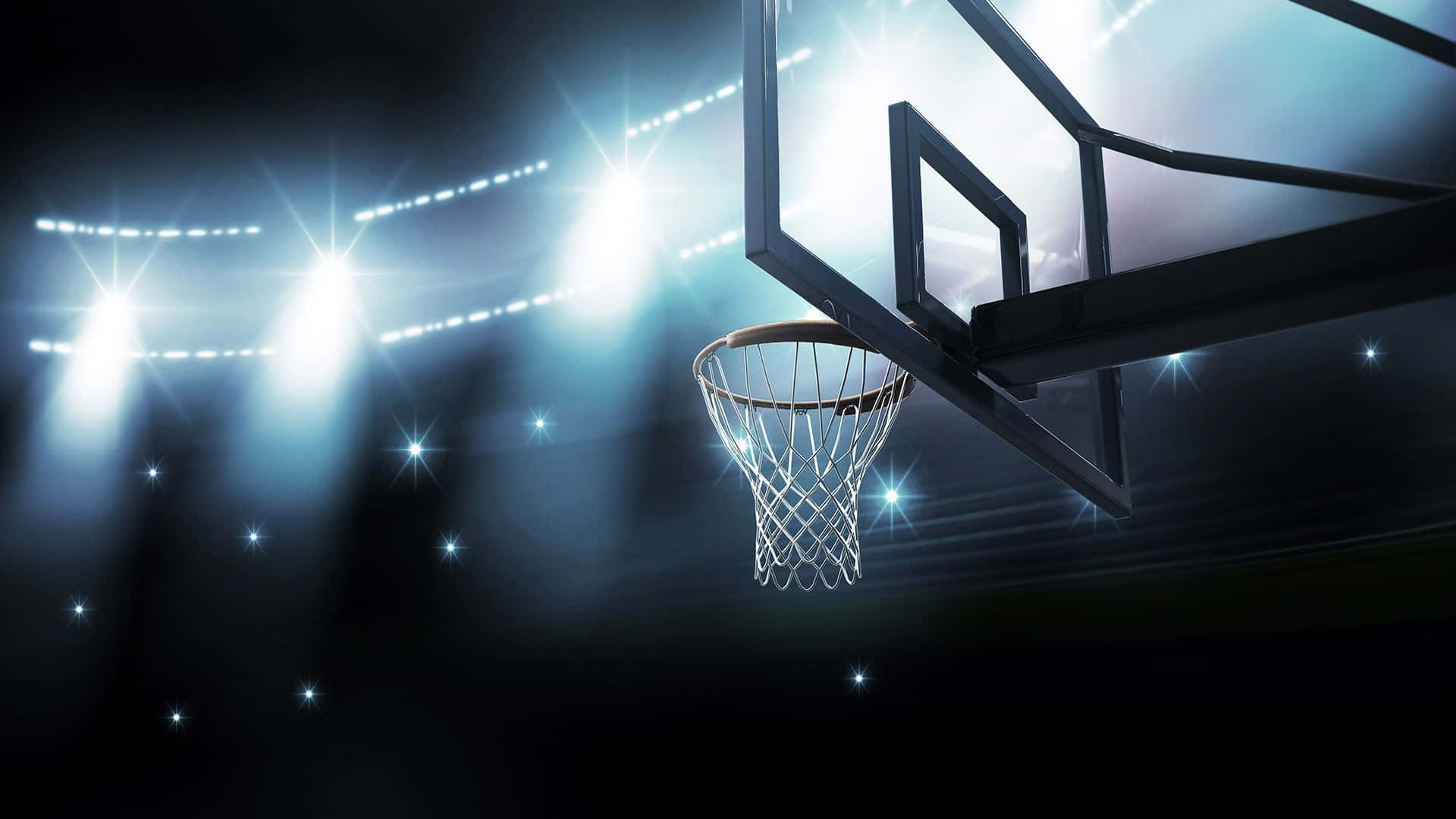 Download Intense 3D Basketball Slam Dunk Wallpaper