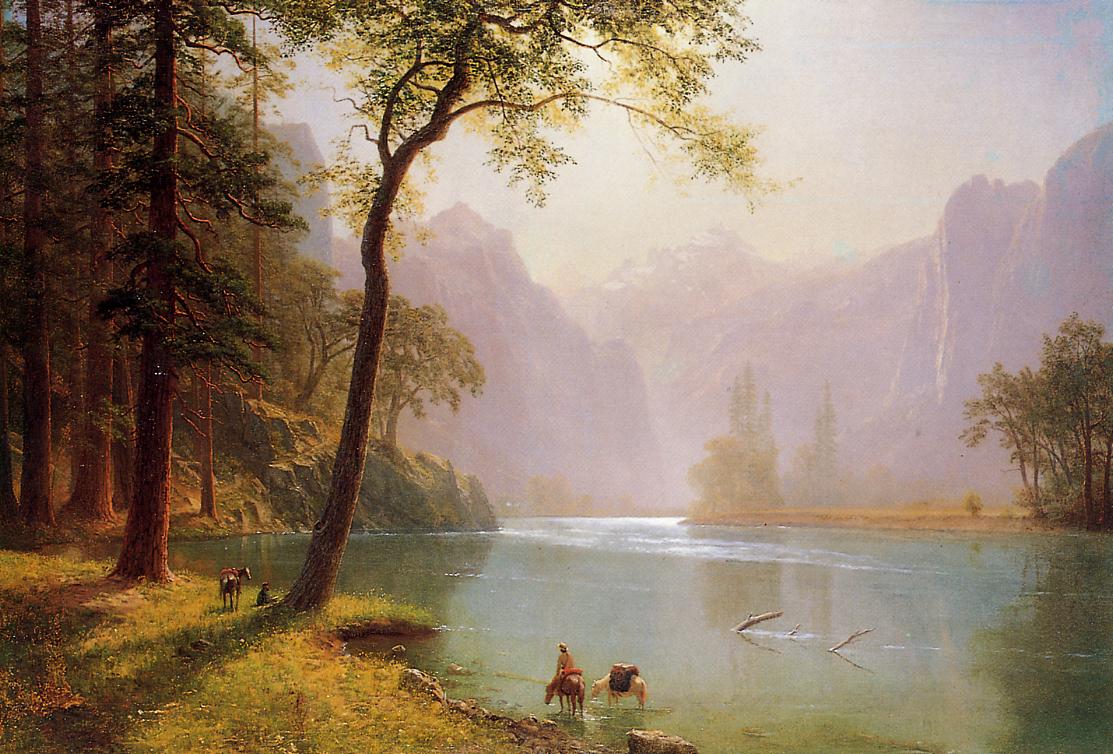 Bierstadt Albert Kern S River Valley