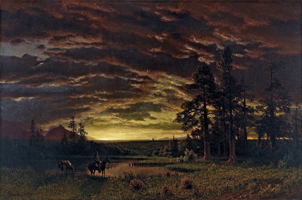 Albert Bierstadt Painting Art