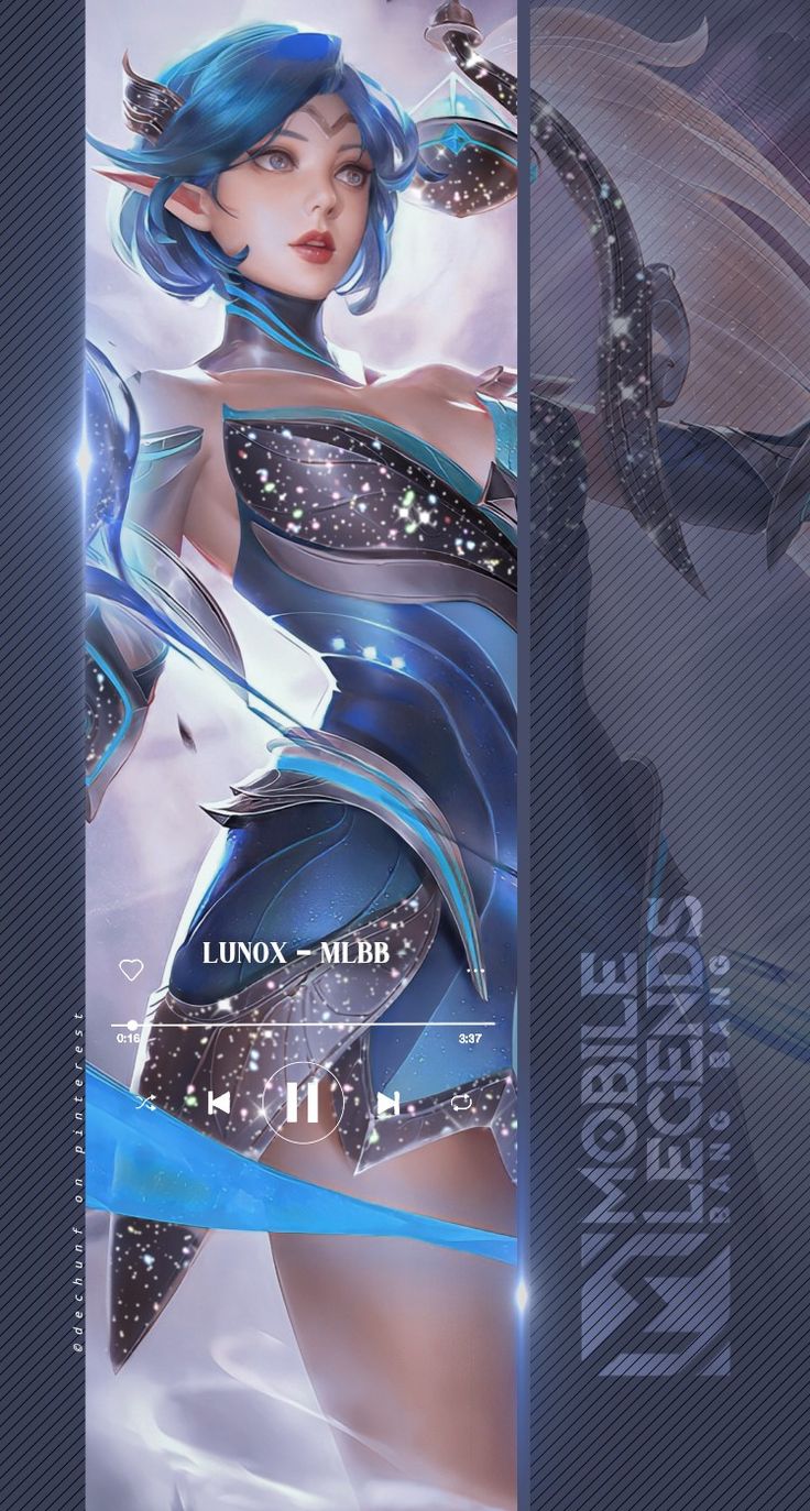 Wallpaper Lunox Mobile Legends Aesthetic. Gambar anime, Gambar, Desain