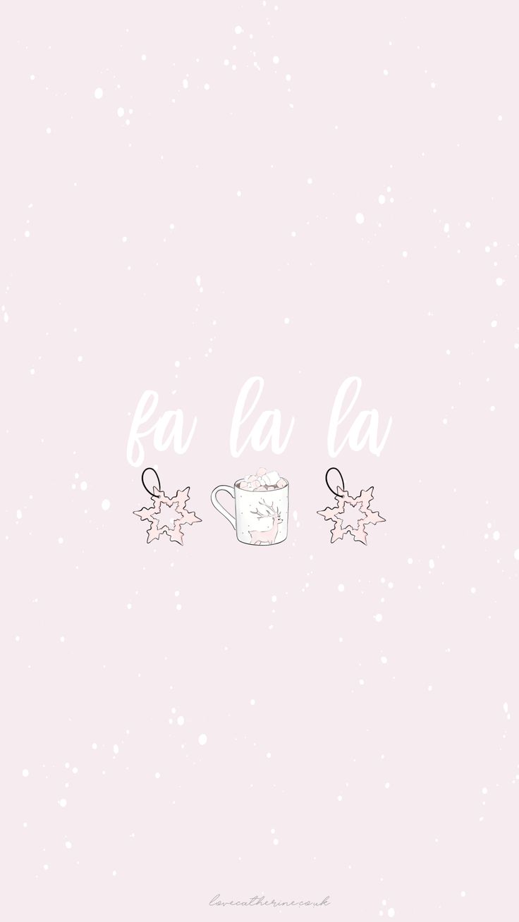 Free Cute & Girly Winter Phone Wallpaper For Christmas. Wallpaper iphone christmas, Christmas phone wallpaper, Holiday iphone wallpaper