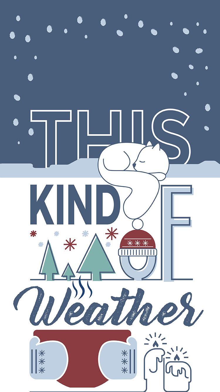 Free Winter Holidays Phone Wallpaper