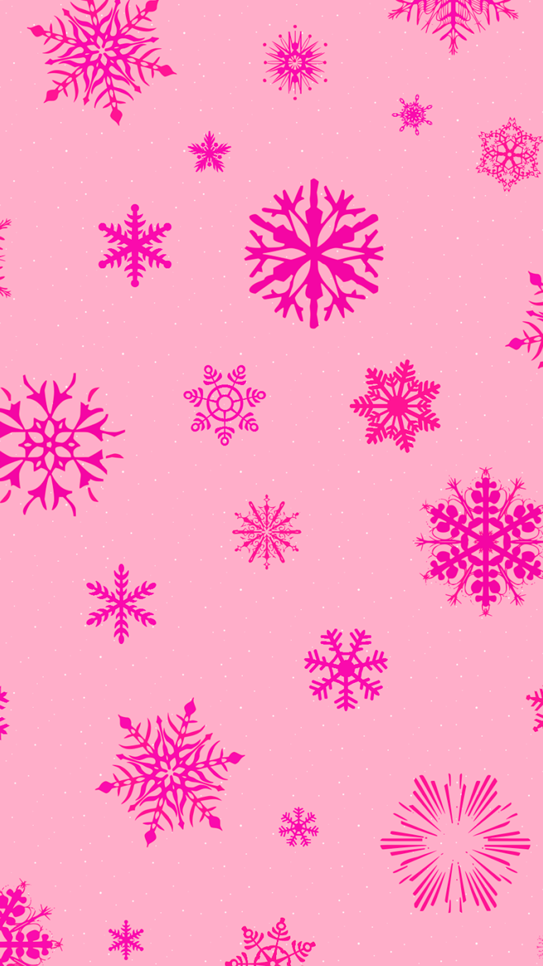 Pink Christmas iPhone Wallpaper