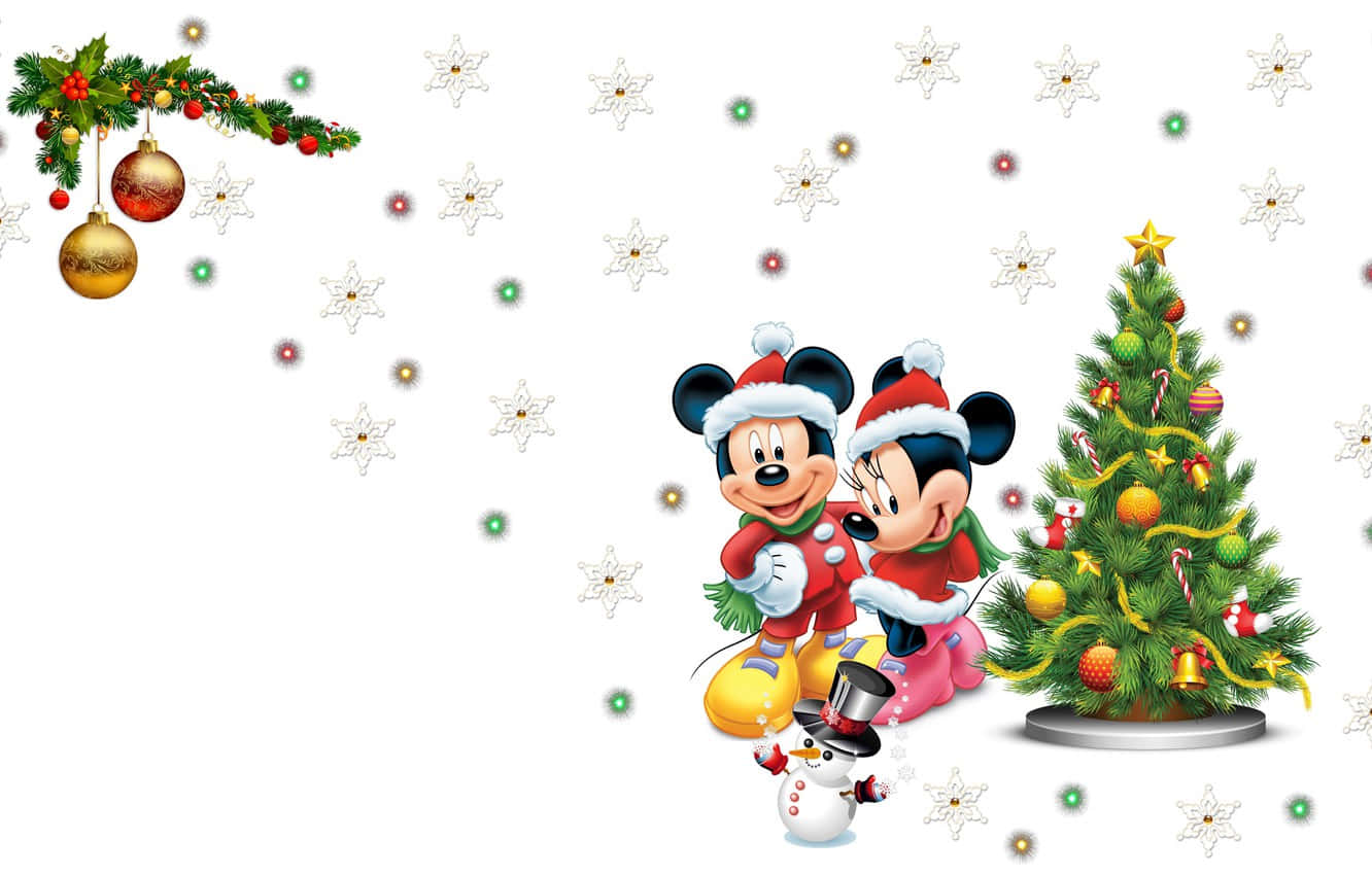 Download Celebrate New Year's with Mickey Mouse Wallpaper