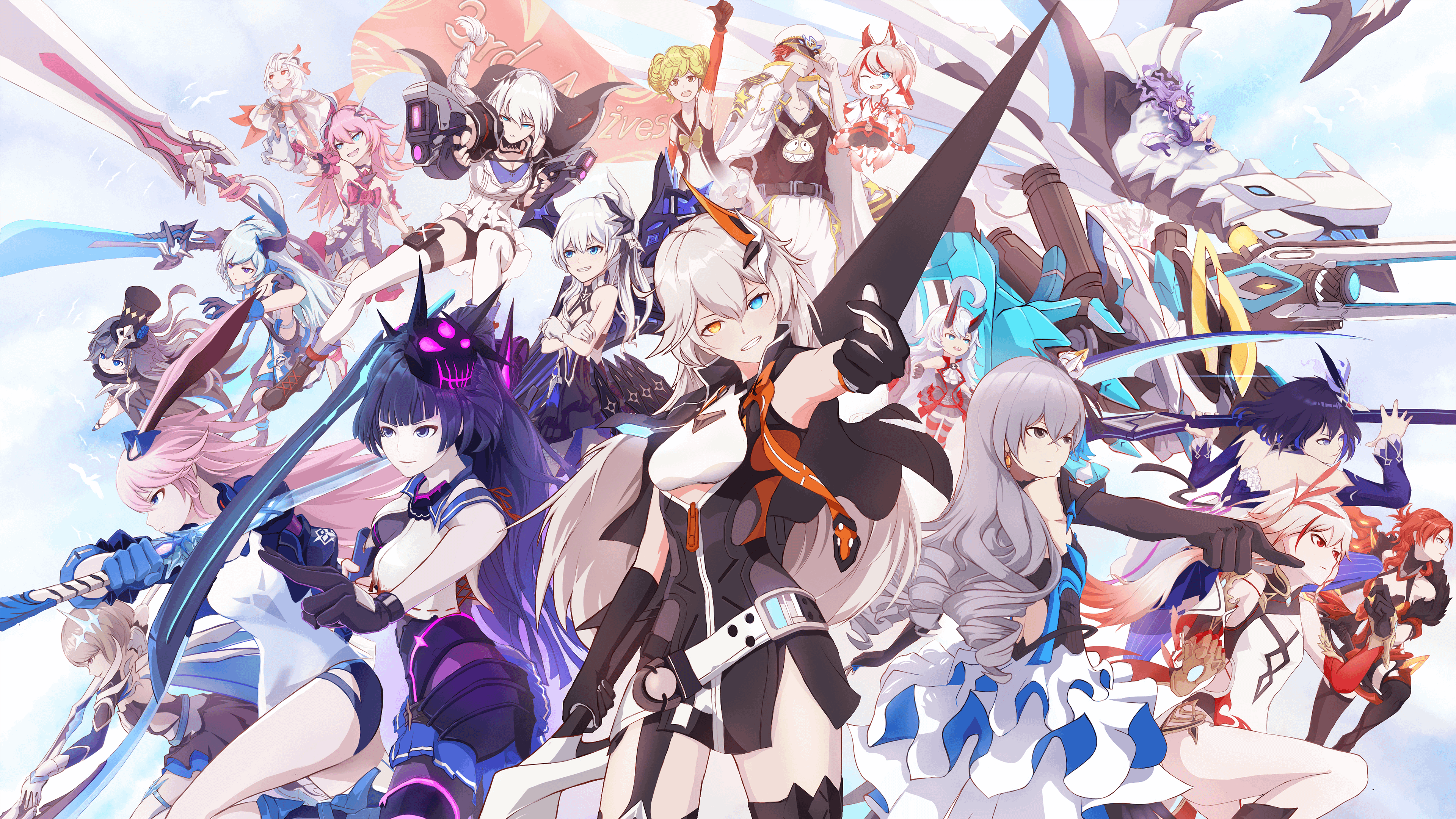 Question To Captain From R Houkai3rd, What Are The Theme Color For Each Character In The Honkai Impact 3rd?