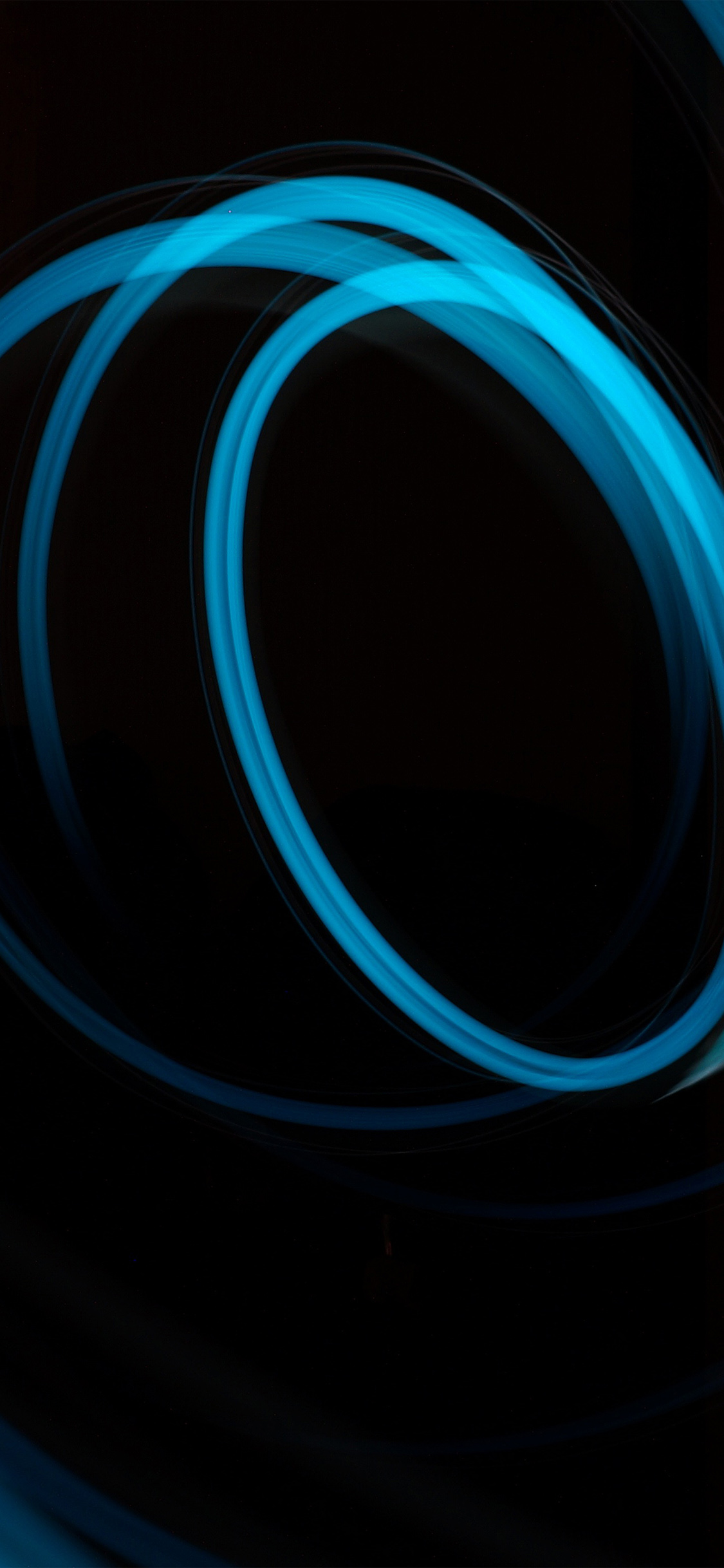iPhone X wallpaper. circle light dark blue pattern