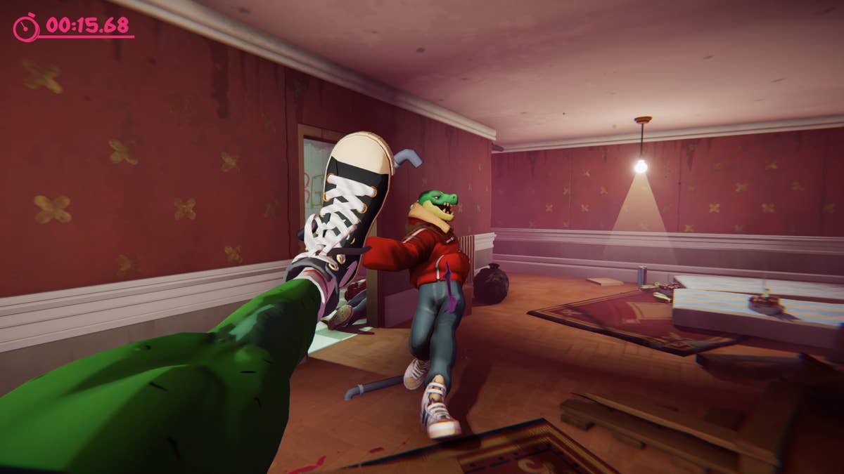 Kicking goofy goons in Anger Foot's demo is amazing. Rock Paper Shotgun