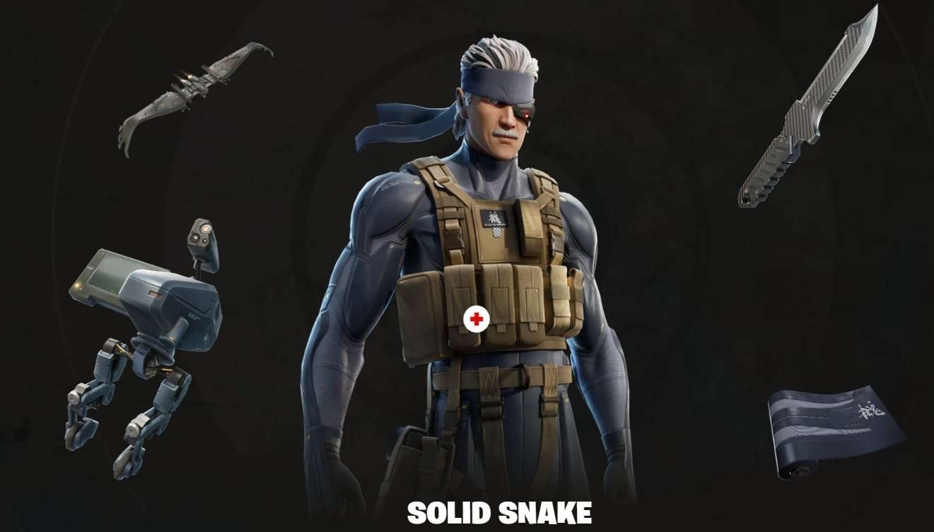 Solid Snake Fortnite wallpaper