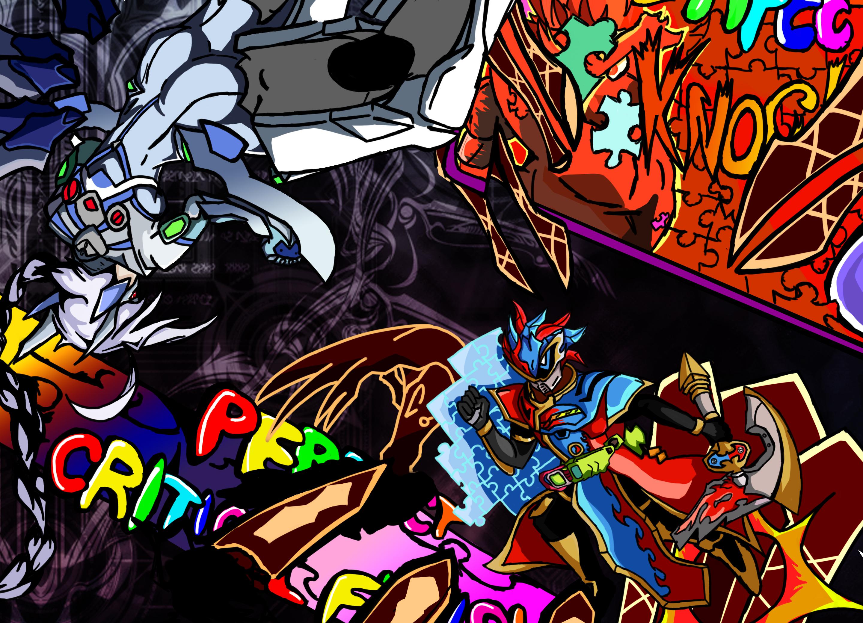 Kamen Rider Para DX Vs Nu 13 (Kamen Rider Vs Blazblue) Synchronized Paradox