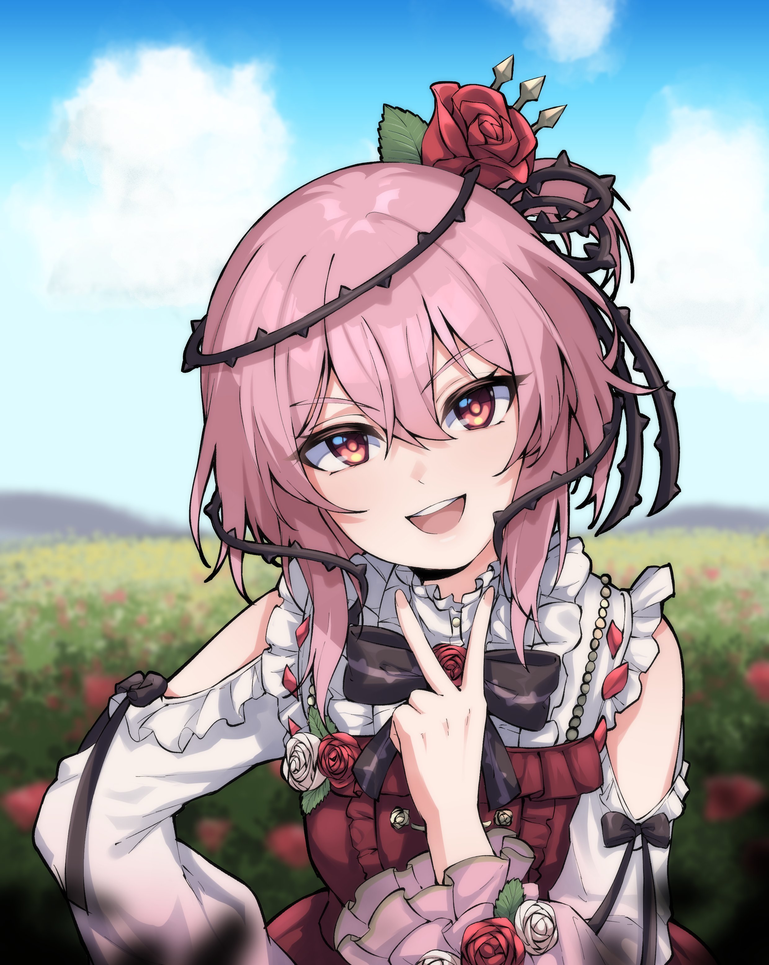 rosemi lovelock and rosemi lovelock (nijisanji and 1 more) drawn