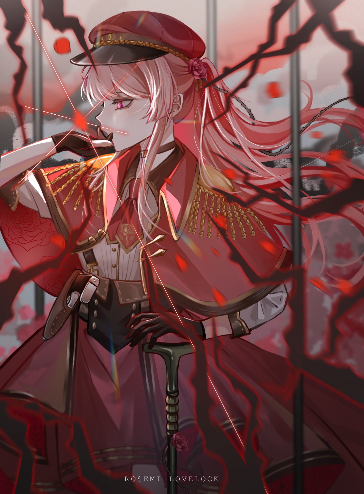 rosemi lovelock and rosemi lovelock (nijisanji and 1 more) drawn