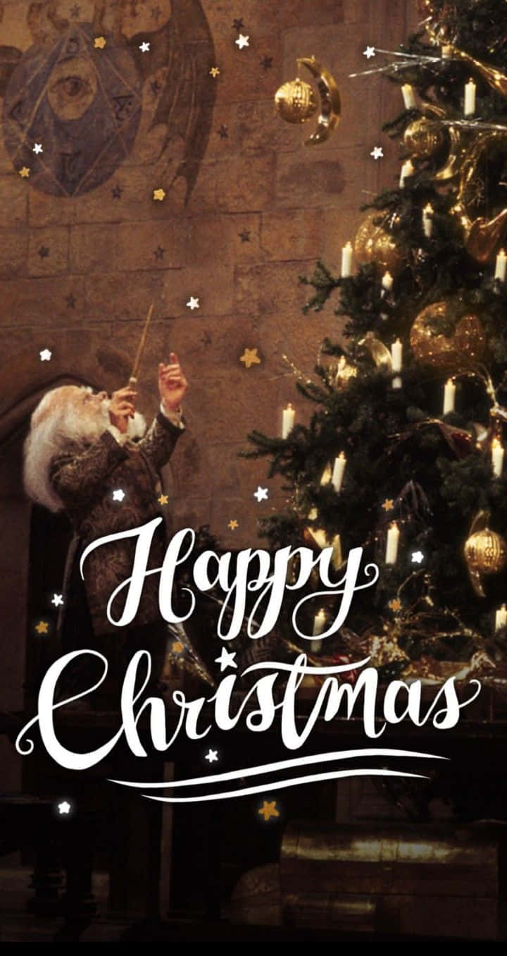 Download Celebrate the Holidays With Harry Potter Wallpaper