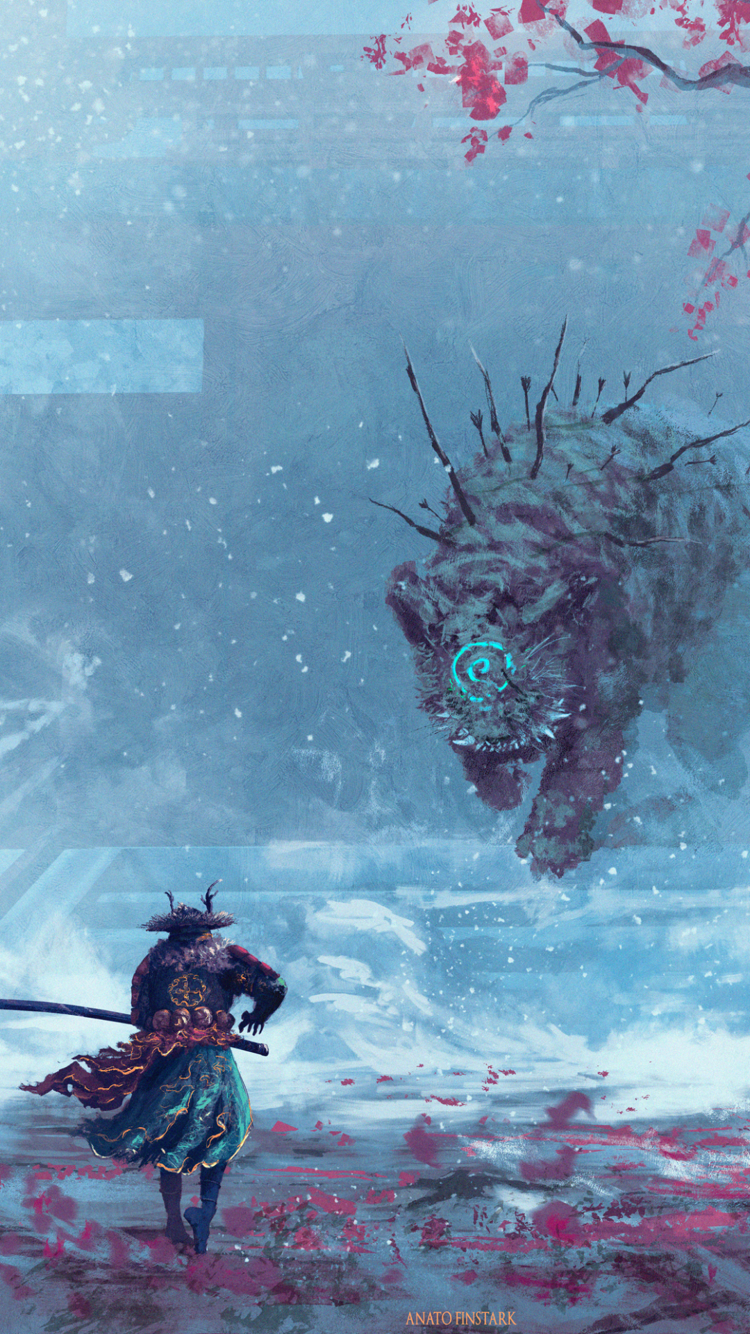 Mobile wallpaper: Fantasy, Warrior, Samurai, Oriental, 1324321 download the picture for free