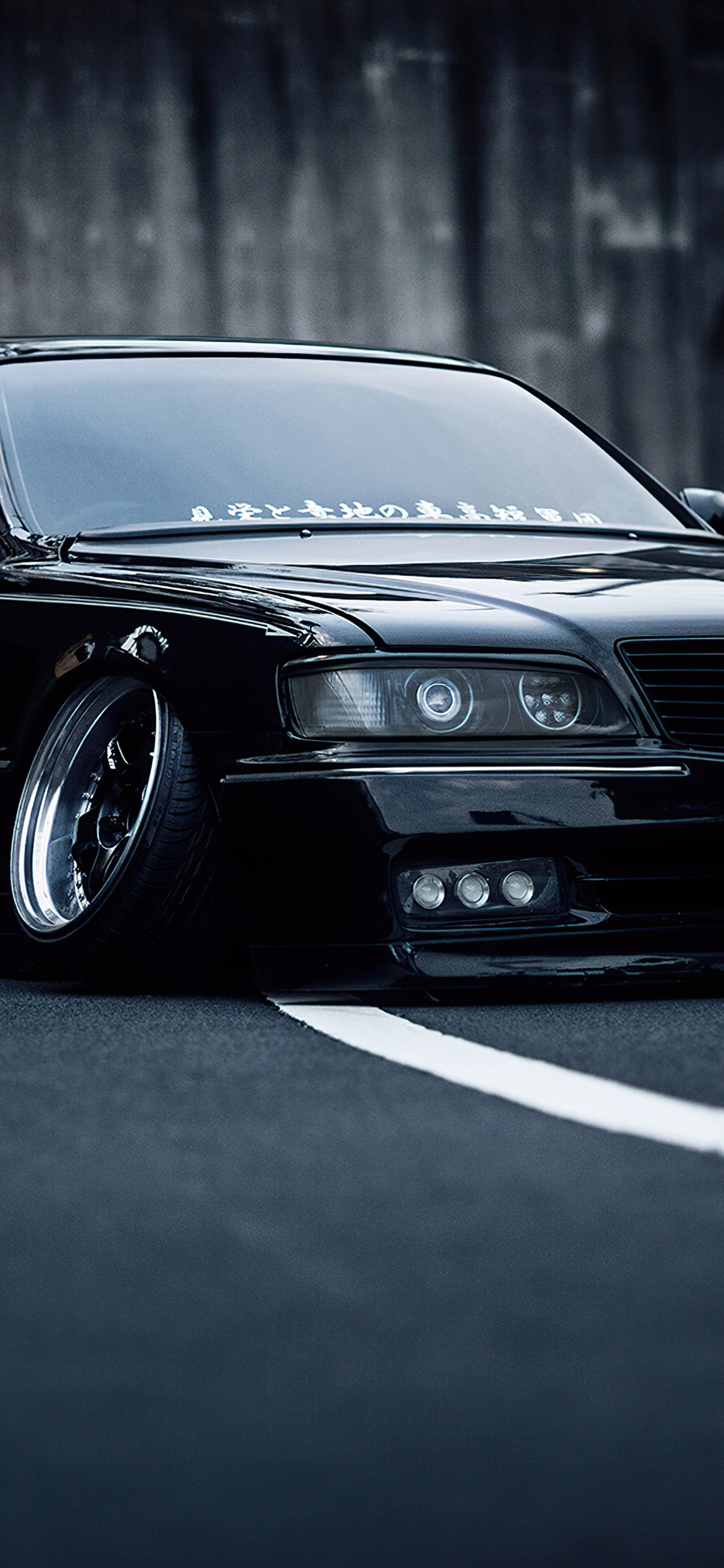 Black Modified Car 4k iPhone XS MAX HD 4k Wallpaper, Image, Background, Photo and Picture