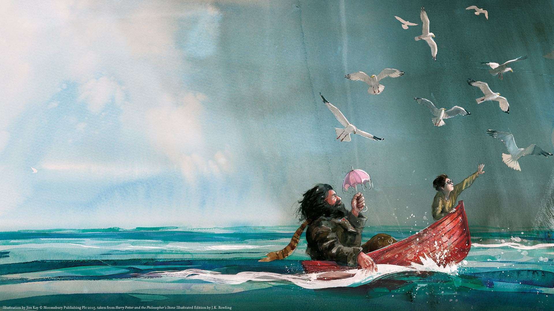 Harry Potter Illustrated Edition Wallpaper