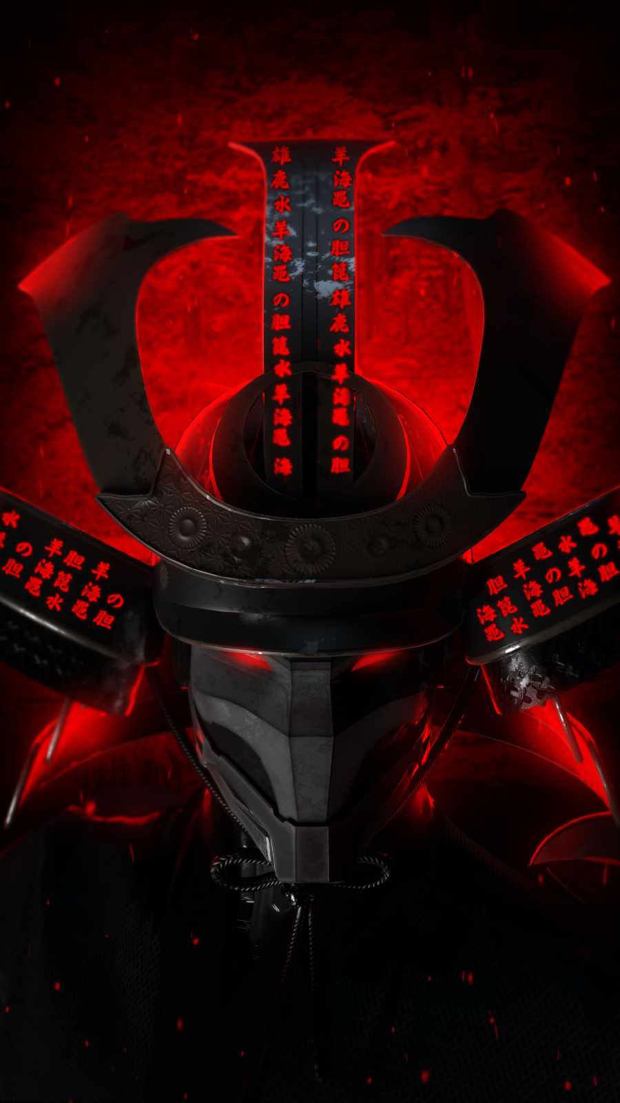 Samurai Hybrid Warrior iPhone Wallpaper