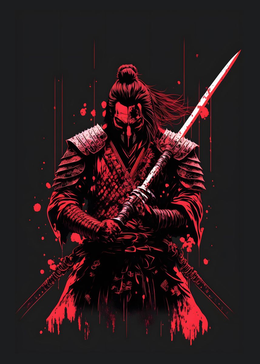Samurai Warrior' Poster