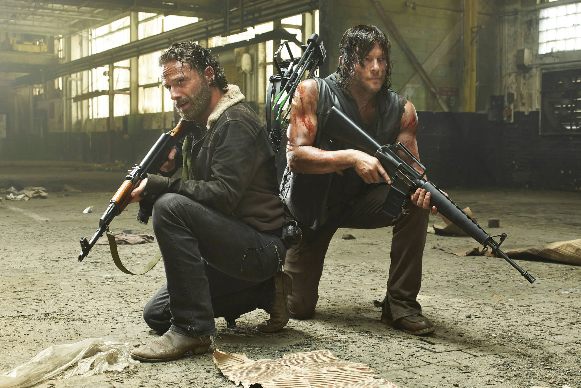 Download The Walking Dead Alert Duo Wallpaper