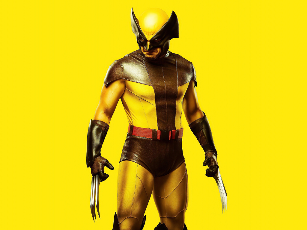 Wallpaper wolverine, yellow costume, x men 2023 desktop wallpaper, HD image, picture, background, 284880