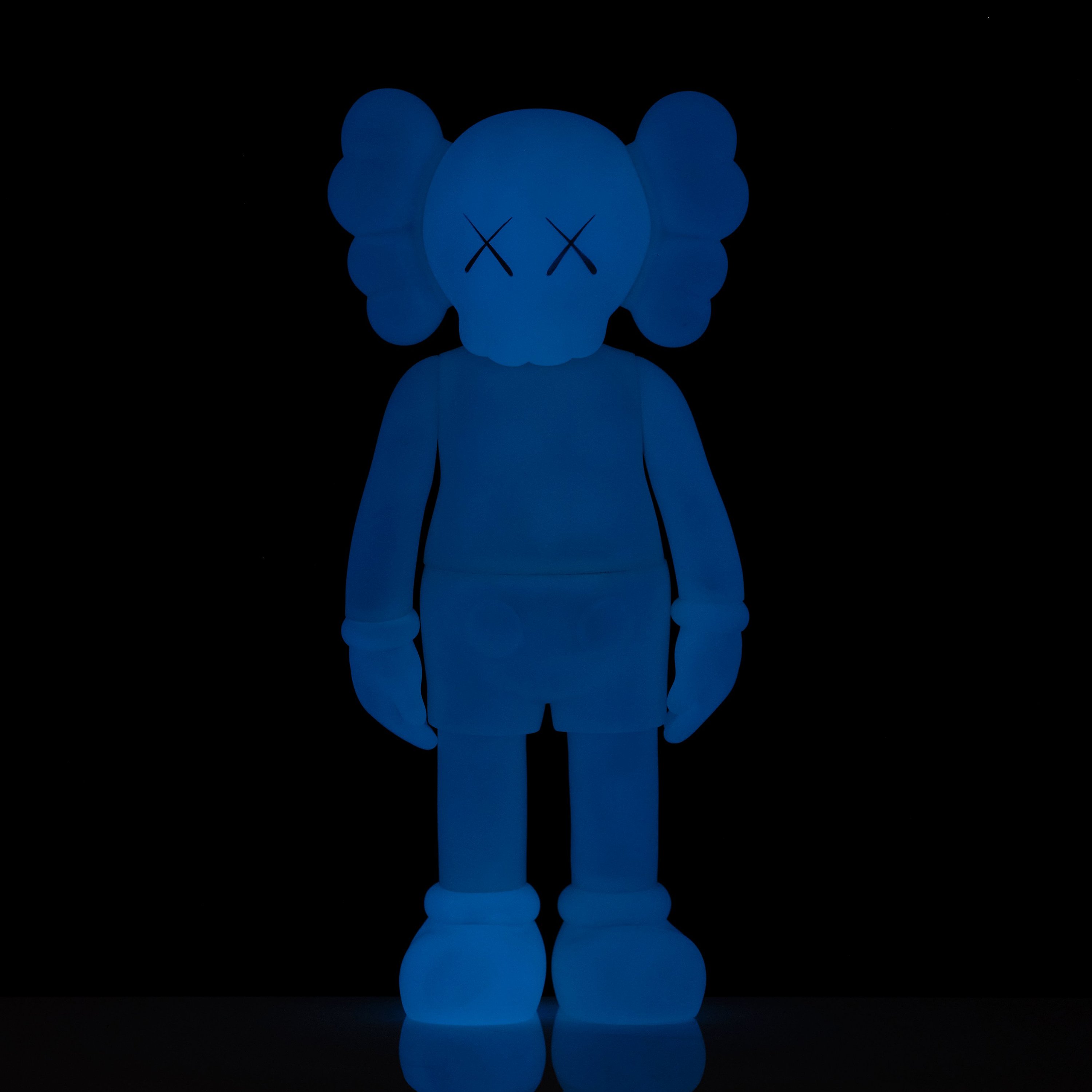KAWS, Companion (Five Years Later) (Blue Glow in the dark)