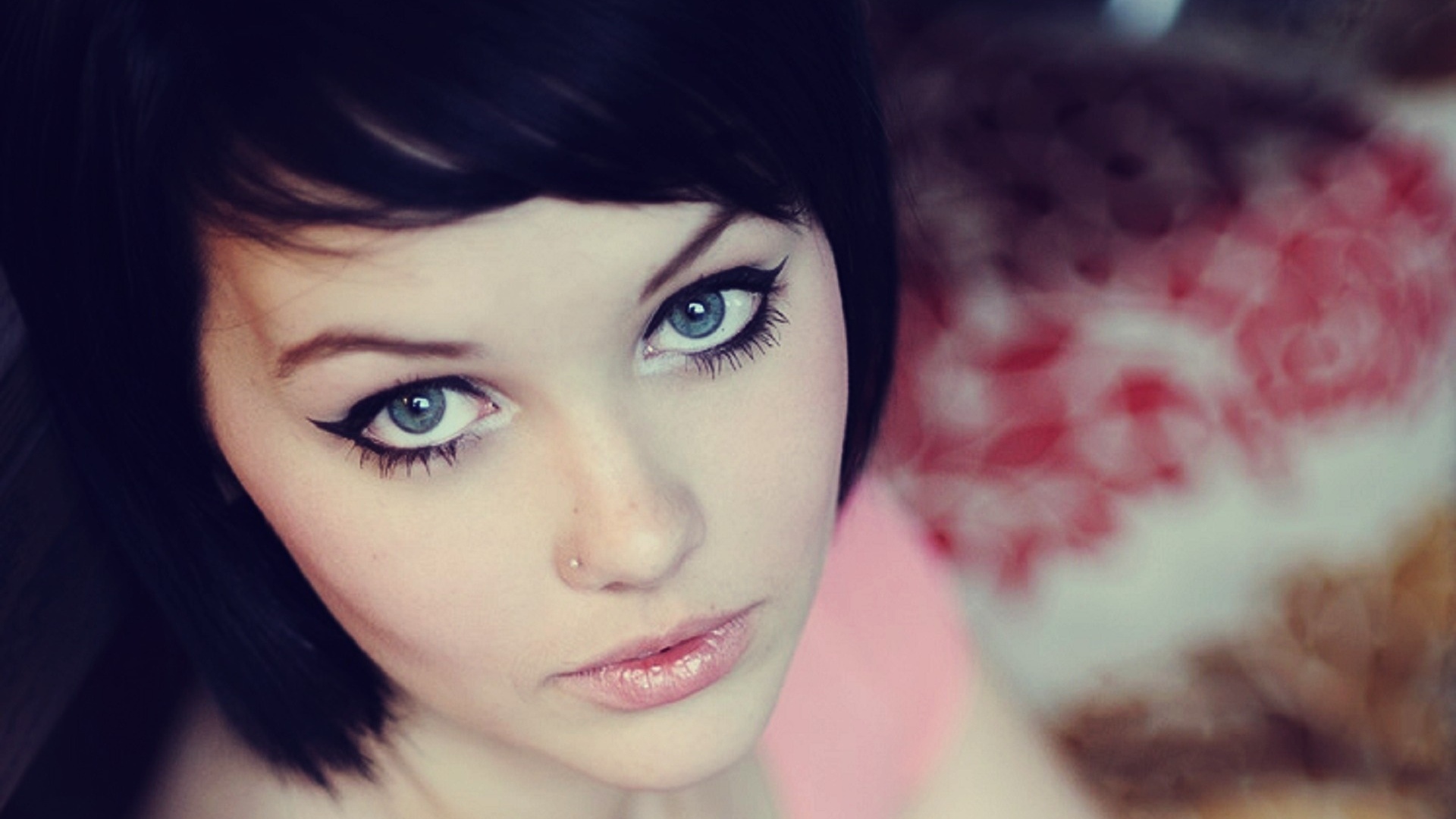 look, sweet, model, Mellisa clarke, eyes, brunette