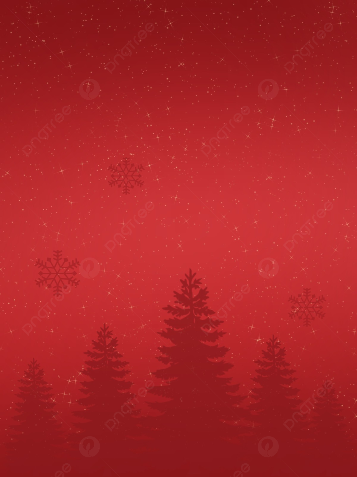 Christmas Atmospheric Minimalist Red Background Wallpaper Image For Free Download