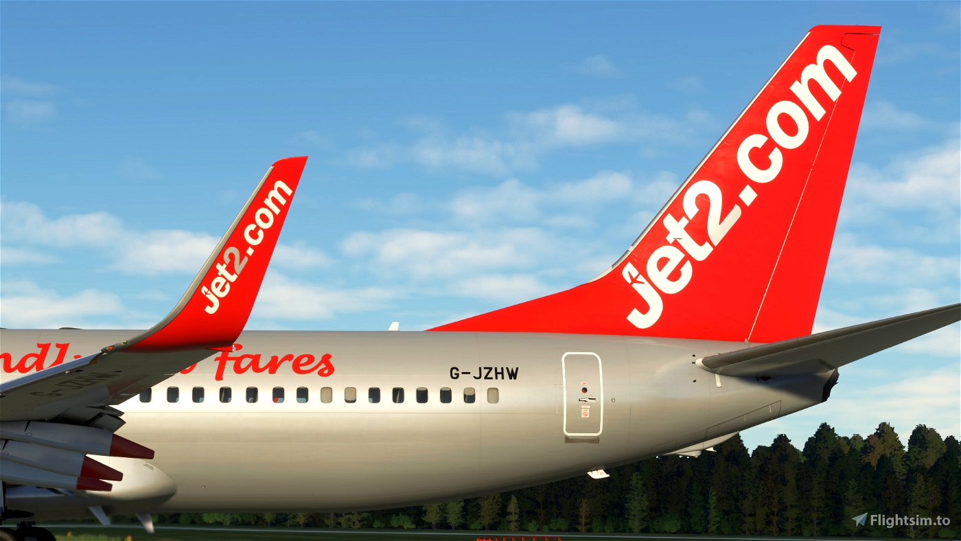Jet2.com (4 Pack) 737 800 Pour Microsoft Flight Simulator