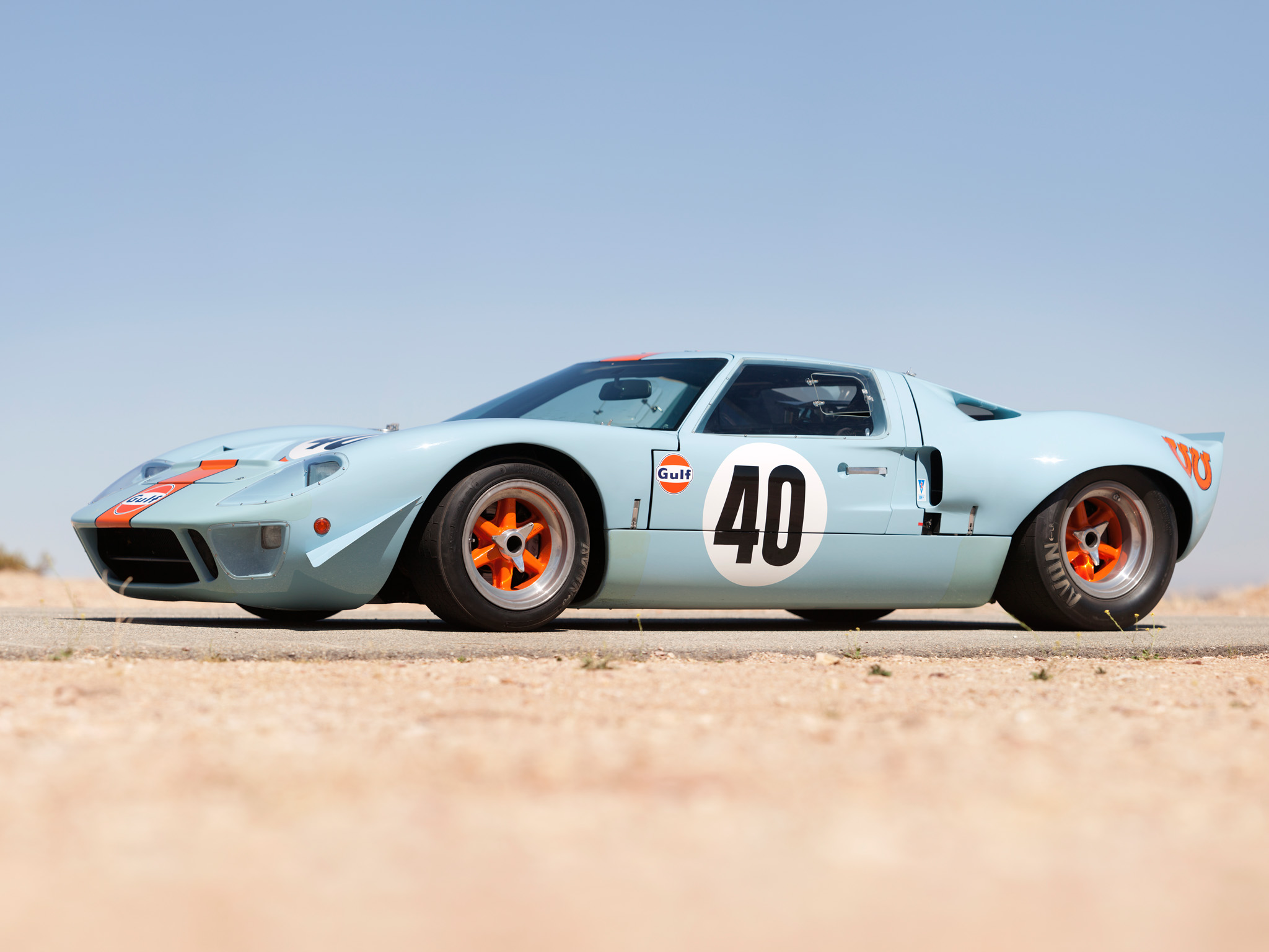 Ford GT40 Gulf Oil Le Mans Race Racing Supercar Classic Gf Wallpaperx1536