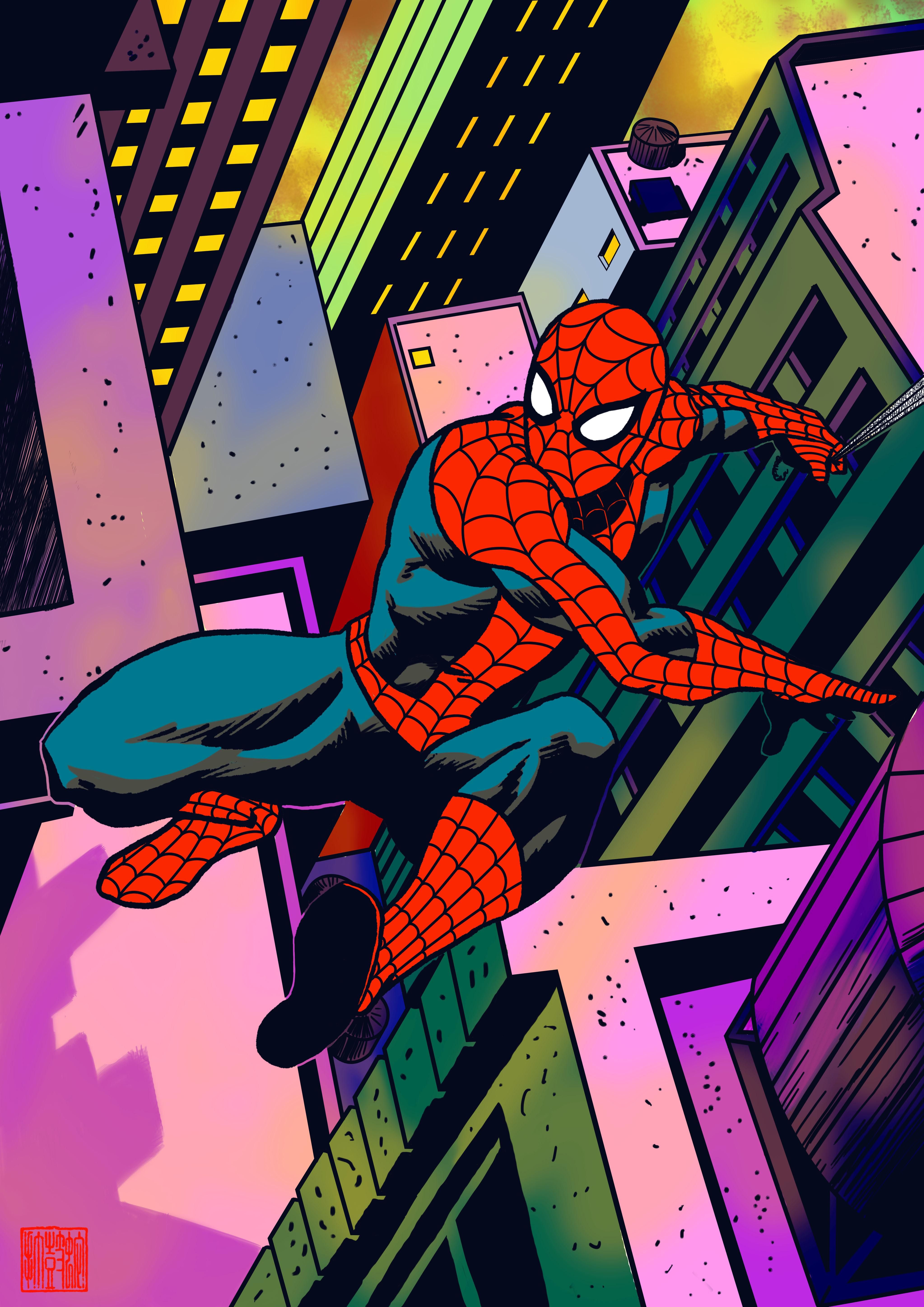 I Was Re Watching The Old 1967 Spidey Cartoon And Got Inspired. Hope You Like It. Marvel Spiderman Art, Spiderman Comic, Marvel Comics Wallpaper
