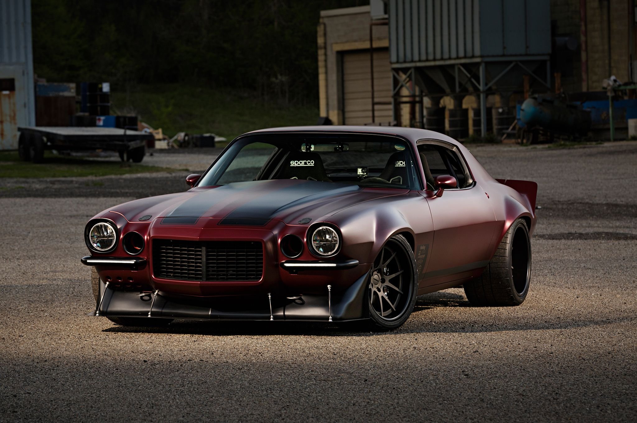 Chevrolet Camaro muscle classic hot rod rods hotrod custom 1971 wallpaperx1360