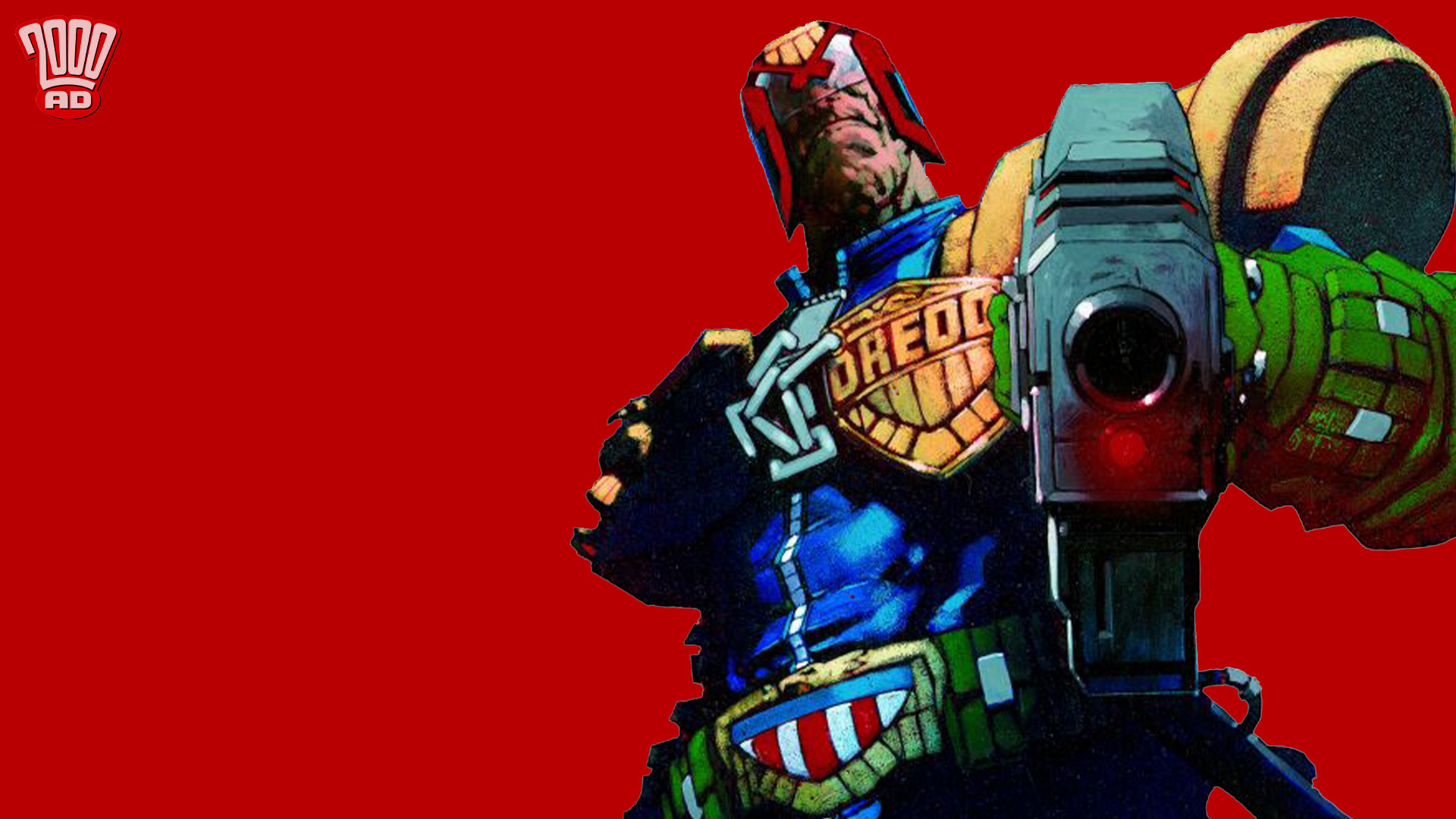 Download the latest 2000 AD Wednesday wallpaper's the law!
