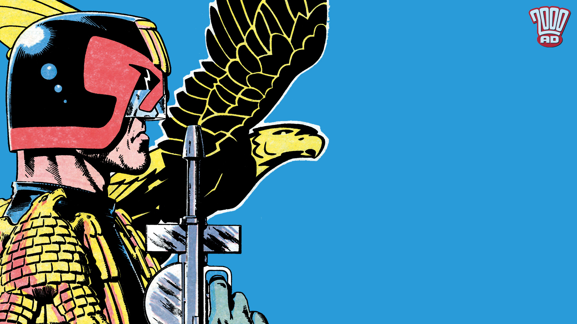 Download The Dredd Ful New 2000 AD Wednesday Wallpaper!