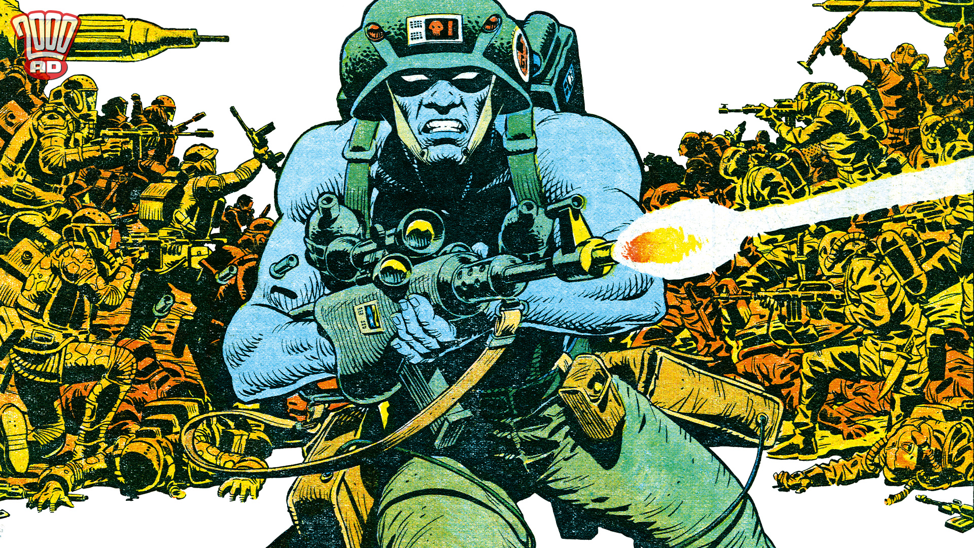 Stak! Download a free 2000 AD Wednesday wallpaper now!