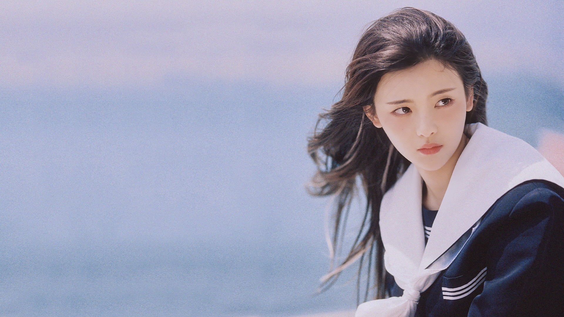 Yang Chaoyue, face, actor, Chinese, women, 1080P HD Wallpaper