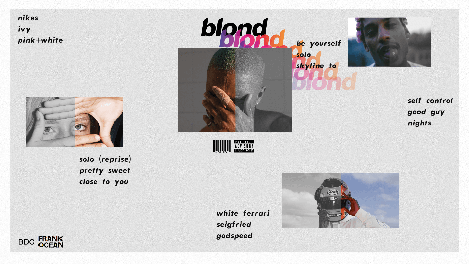 FRANK OCEAN BLOND computer wallpaper