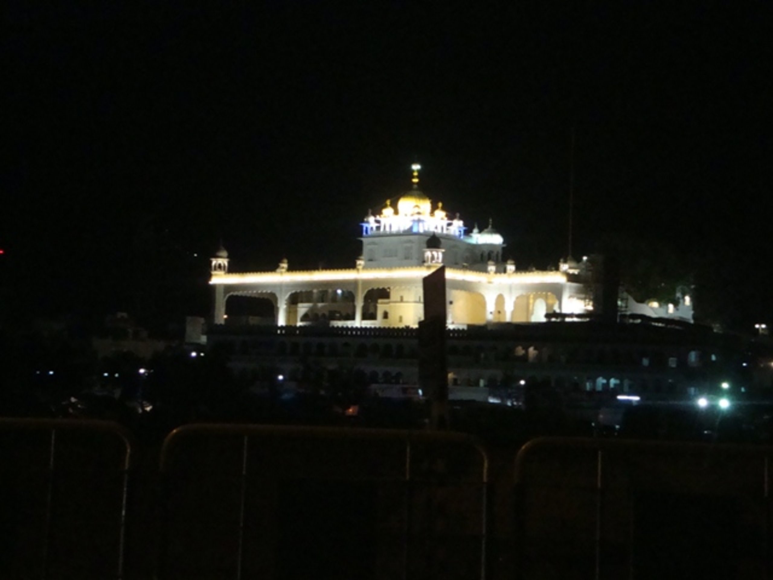 Anandpur Sahib Gurudwara photo during night of Anand Pur Sahib, Punjab