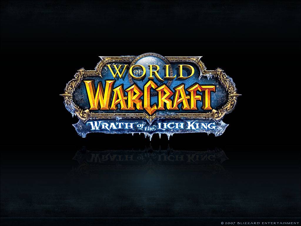 WotLK Logo Wallpaper 1024x768 of WarCraft