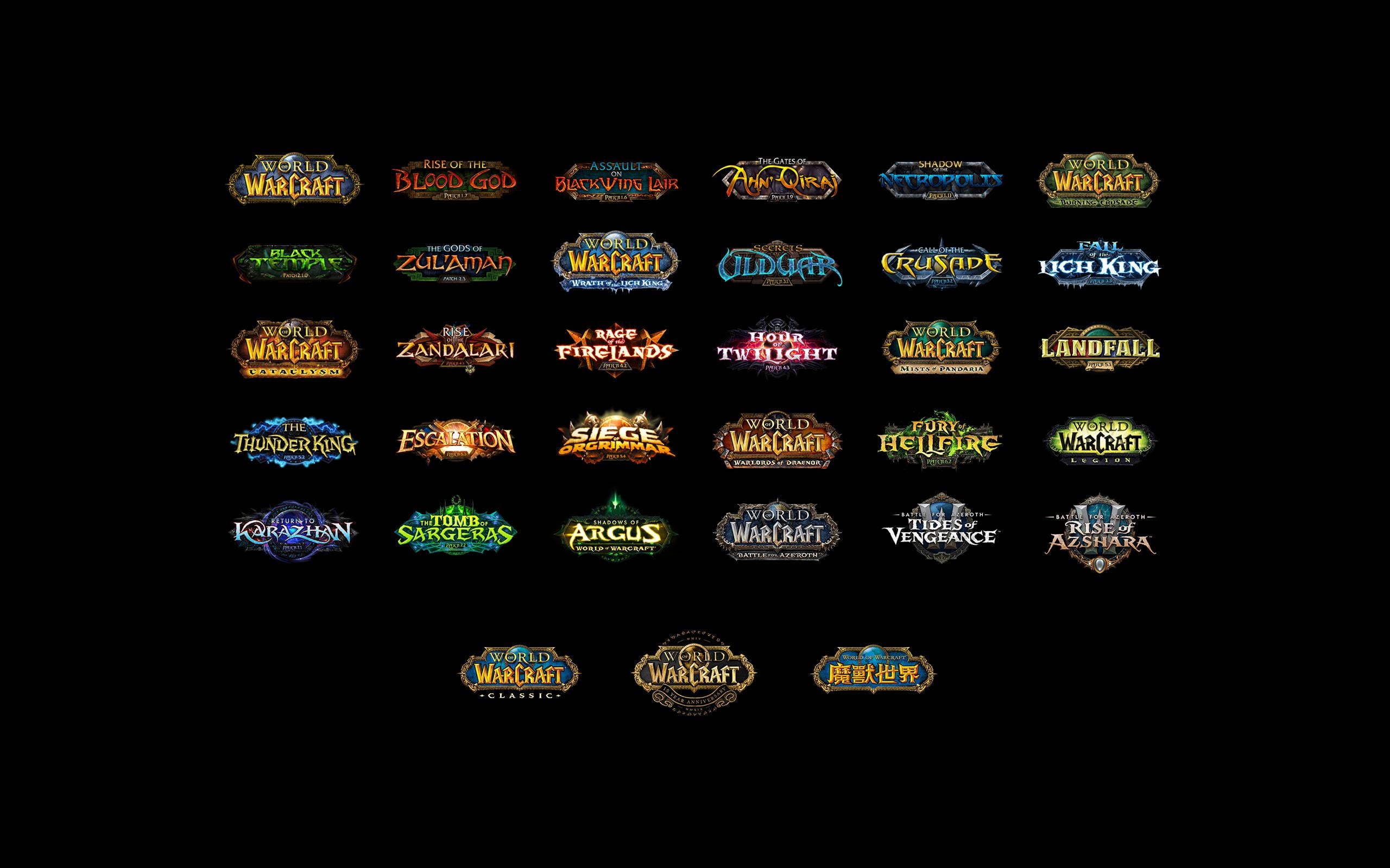 All patches & extensions logos wallpaper